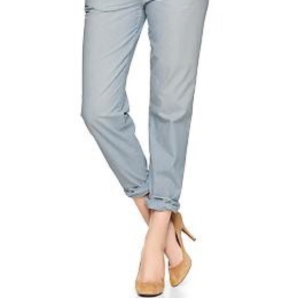 GAP Pants - GAP Railroad Striped Broken-In Khackis