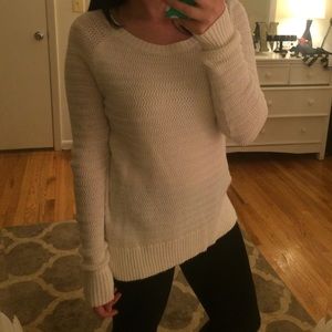 *Never worn* white Ann Taylor loft sweater
