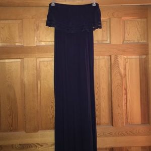 Navy maxi dress