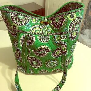 Green Vera Bradley tote