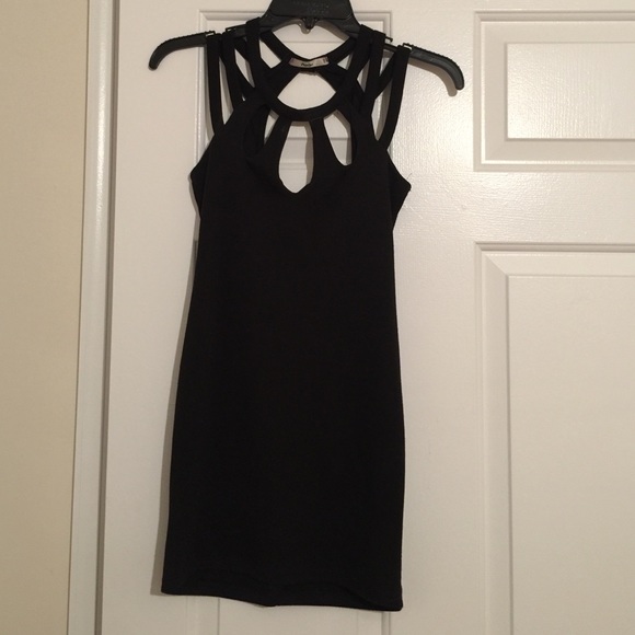 Papaya strappy dress