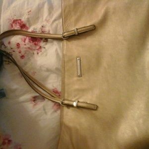 GOLD NINE WEST BAG