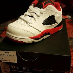 Jordan retrov5, low, size 6c