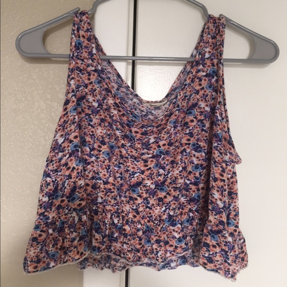 Pac Sun floral crop top