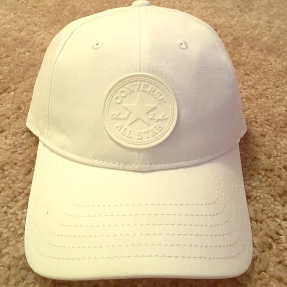 Converse White Core Monochrome Canvas Cap