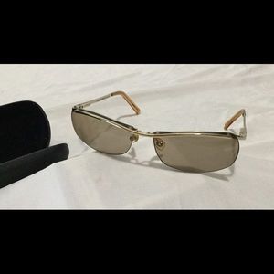 Kenneth Cole Gold w Brown Lens Sunglasses