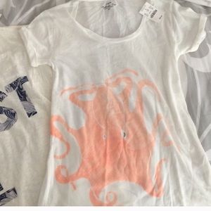J crew octopus T shirt