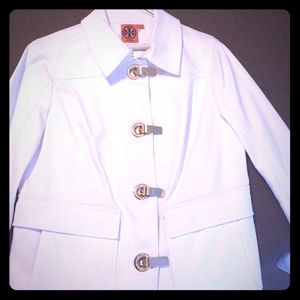 Tory Burch white cotton jacket