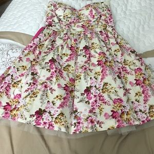 Floral cocktail dress
