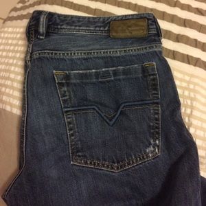 Men's Diesel Zathan Dark Denim Jeans