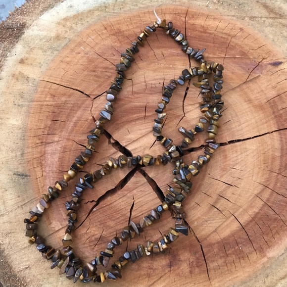 Tigers Eye Gemstone Necklace