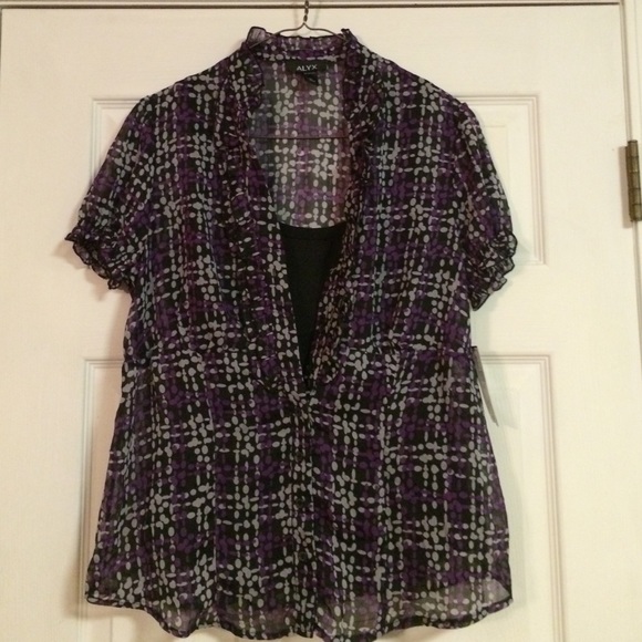 NWT purple blouse