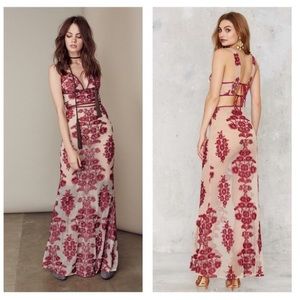 For Love & Lemons Temecula Maxi Skirt