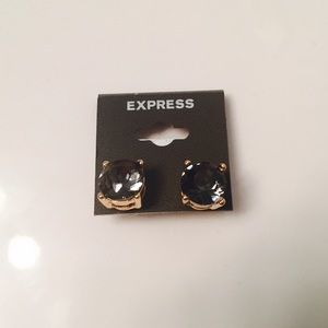 Express Rhinestone Stud Earrings