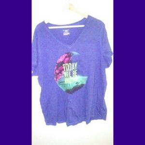 Plus size workout shirt