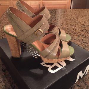 MRKT cork heels size 8