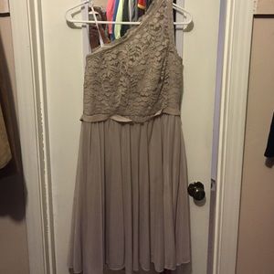 David's bridal nude dress.