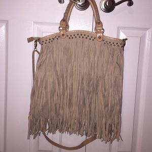 Fringe purse