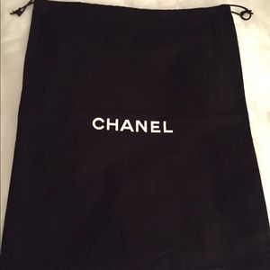 Authentic Chanel large dust bag