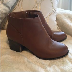 Brown booties