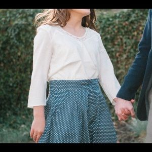 Express laced blouse