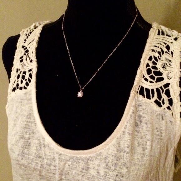 Mossimo Supply Co. Tops - 🆕 FESTIVAL READY!! White lace tank top