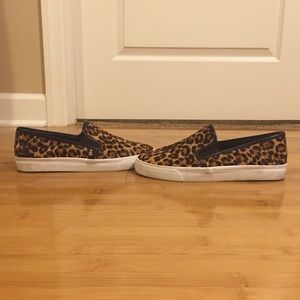 Banana Republic Leopard Sneaker slides sz 8