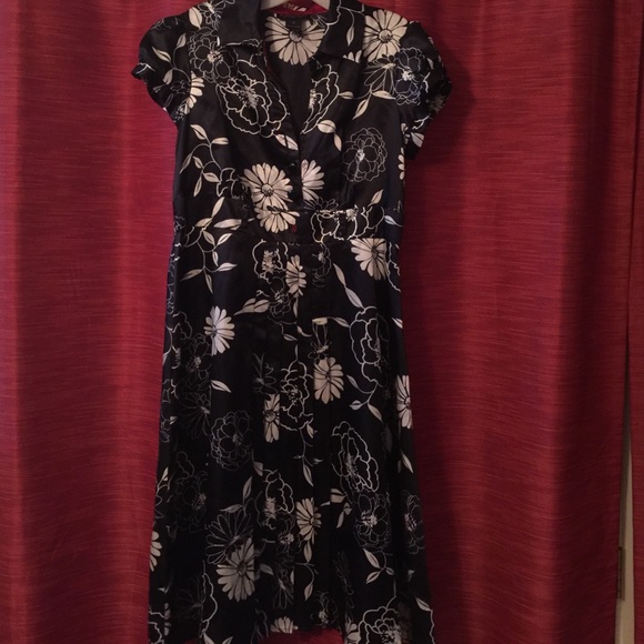 Black and white dress