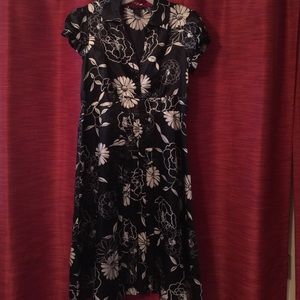 Black and white dress