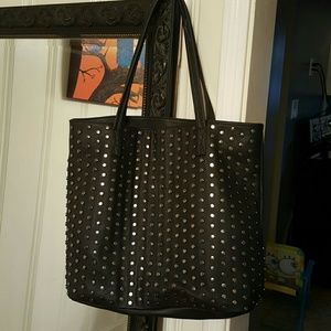 Bags - Black shoulder purse with studs. Bags - Black shoulder purse with studs.