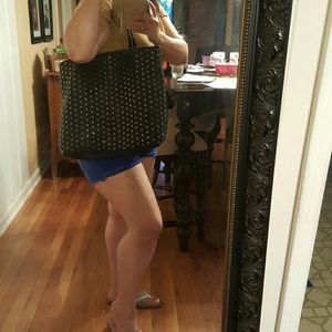 Bags - Black shoulder purse with studs. Bags - Black shoulder purse with studs.