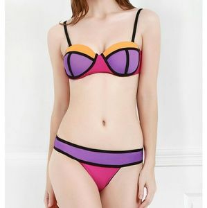 Color block bikini