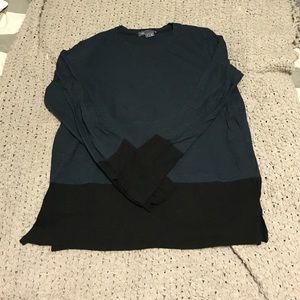 VINCE colorblock long sleeve