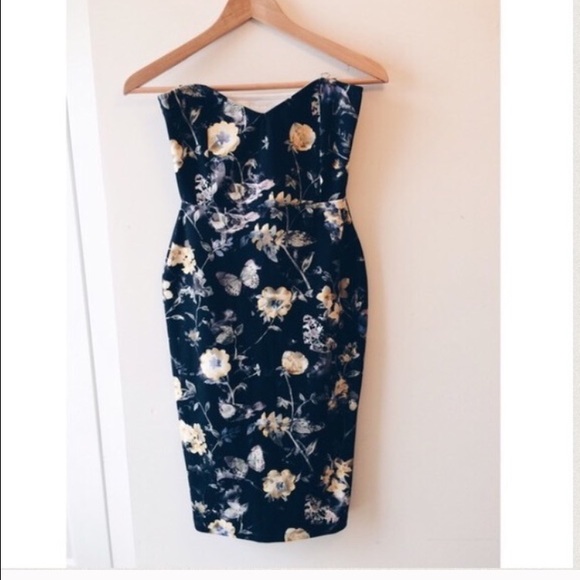 ASOS floral midi dress