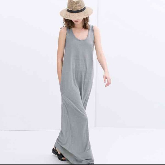 Zara striped maxi dress