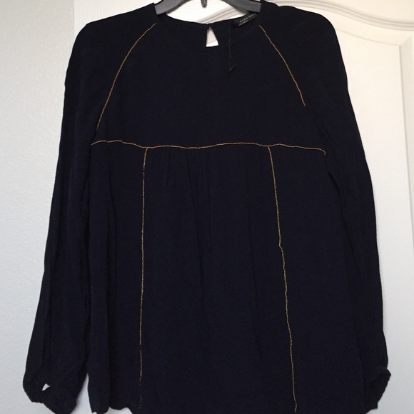 Zara navy top