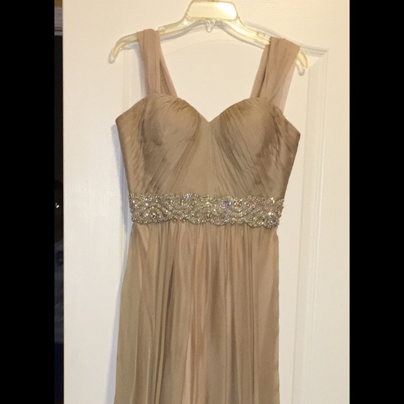 La Femme Dresses & Skirts - La Femme Gold gown