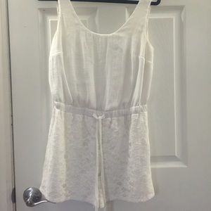 White J Lo romper