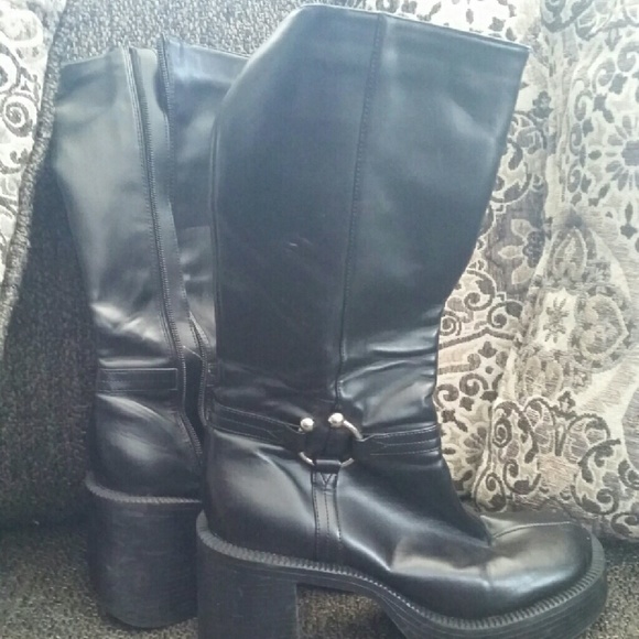 Black engineer type boot