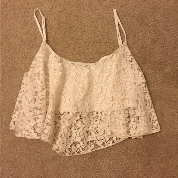 Kirra lace barlette & crop top