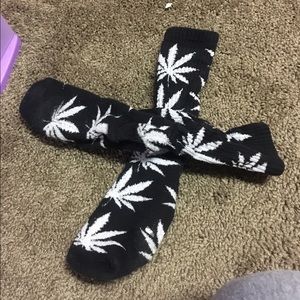 Glow in the dark huf socks