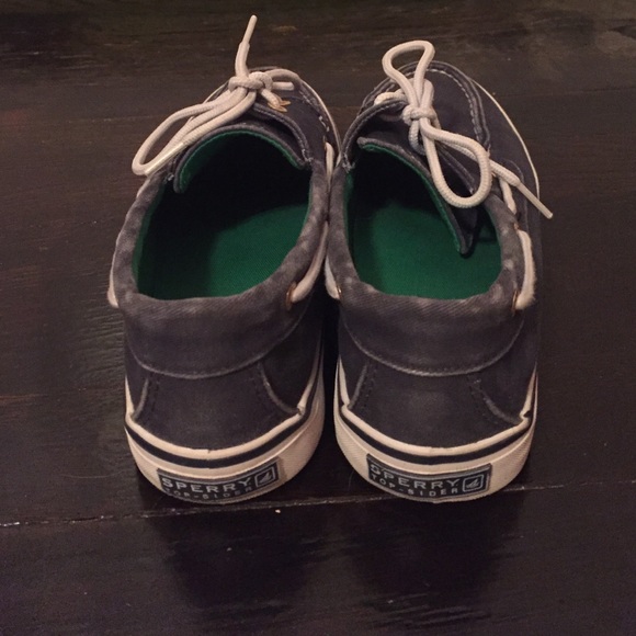 Navy blue sperrys size 7.5 - Picture 2 of 3