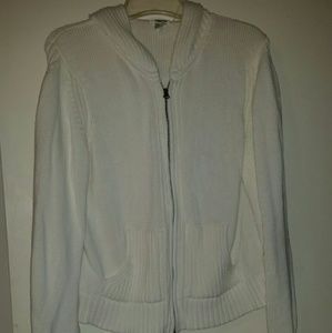 Cream Hooded Sweater