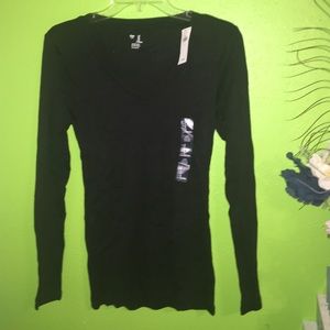 Long sleeve v neck