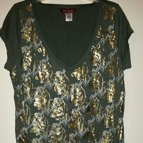 Army Green Baby Phat Tee
