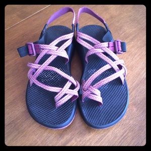 Chacos, double strap, size 8