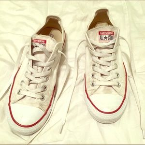 Low top White Converse