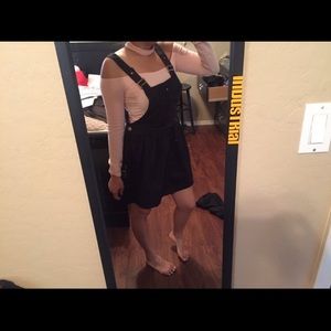 cute black overall dress!!!