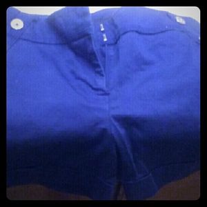 Royal blue shorts