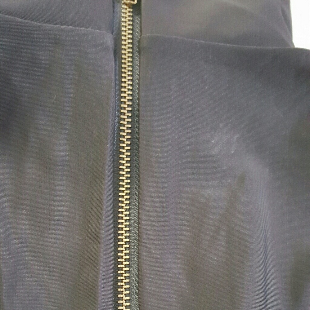 Zipper Hollow Out Swimsuit High Neck Monokini One - Picture 3 of 4